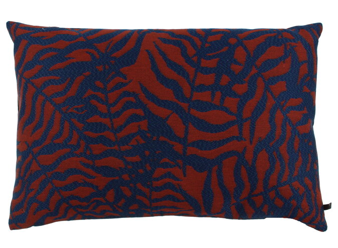 Coussin Ivanco Indigo/Orange