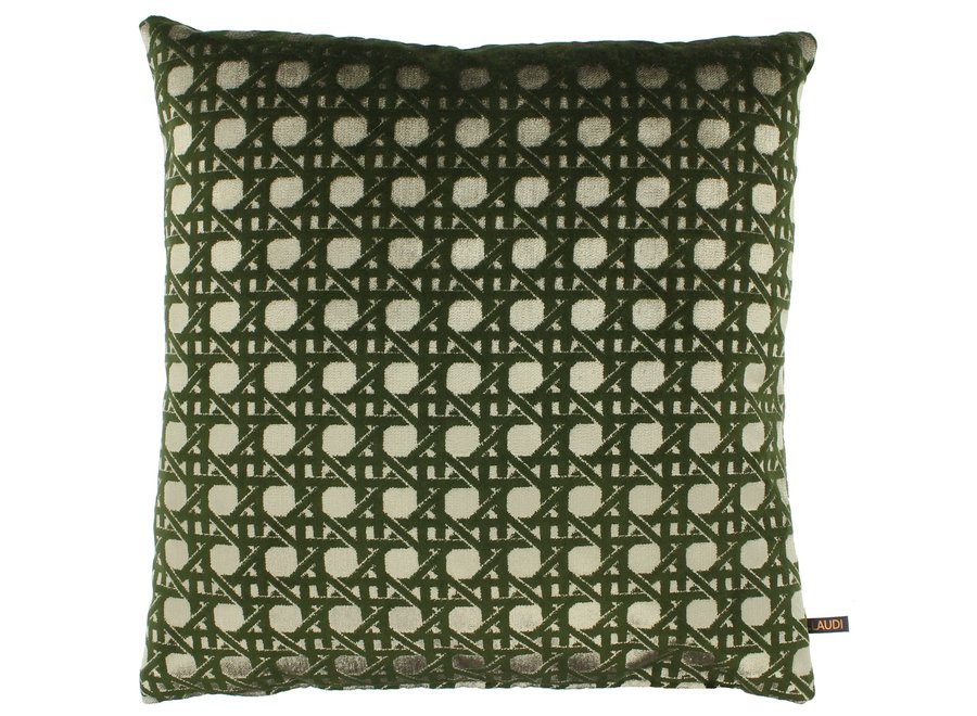 Coussin décoratif Eliaz Olive