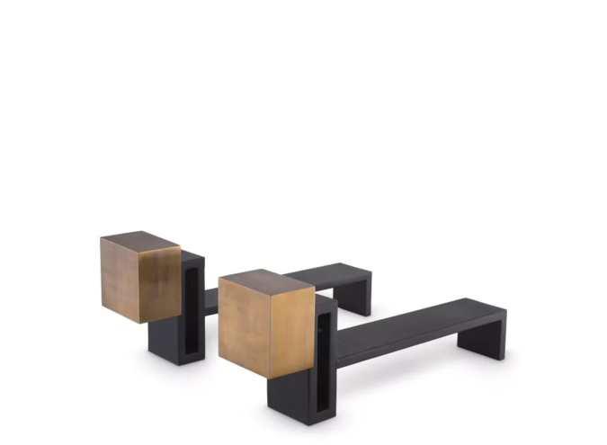 Haardijzer Chitry - Set of 2