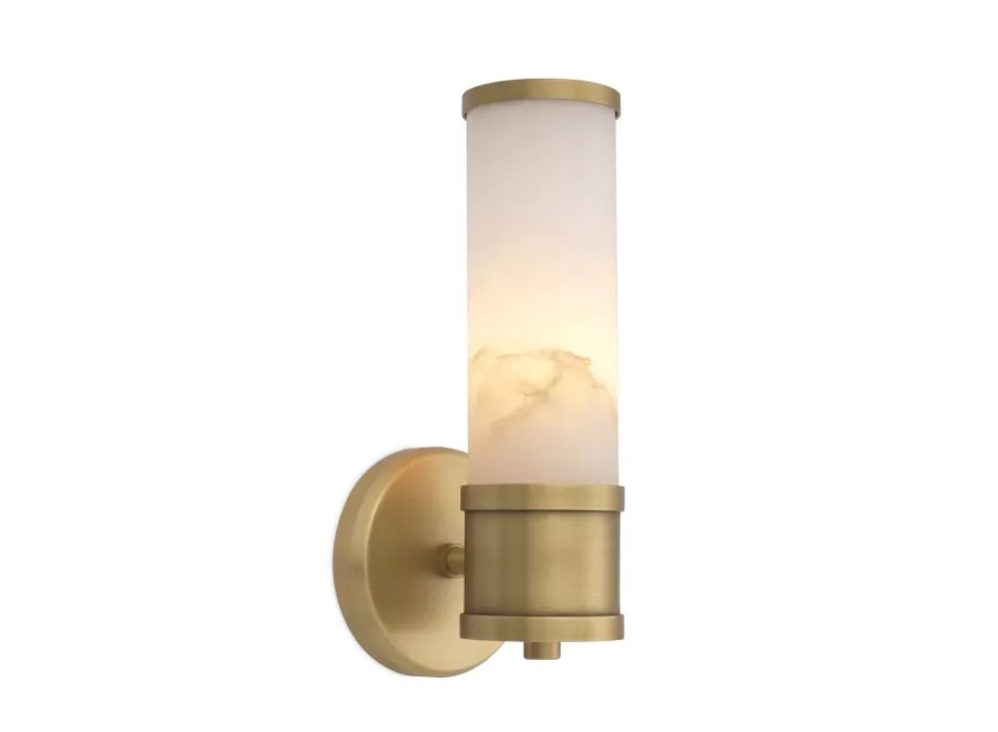 Wall lamp 'Claridges' - Alabaster - Single