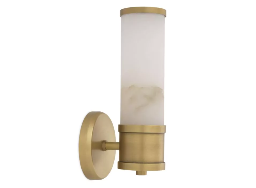 Wall lamp 'Claridges' - Alabaster - Single