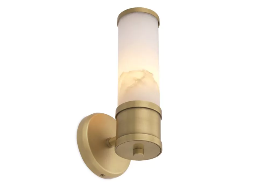 Wall lamp 'Claridges' - Alabaster - Single