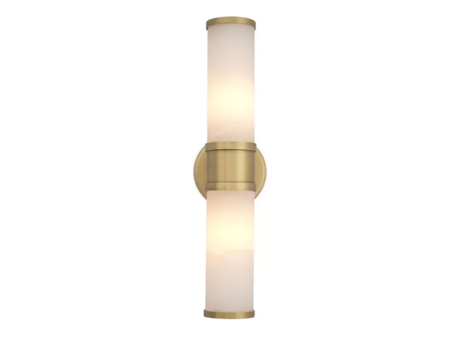 Lampe murale 'Claridges' - Alabaster - Double