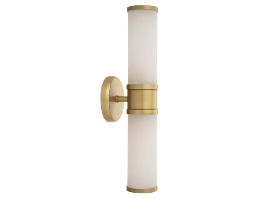 Wall lamp 'Claridges' - Alabaster - Double