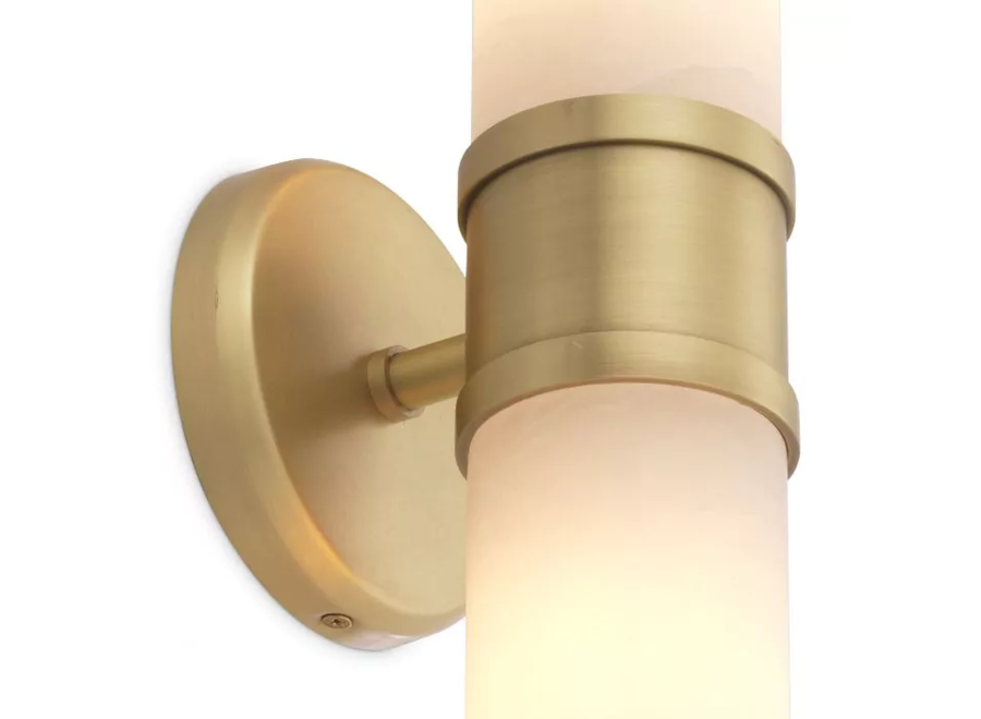 Wall lamp 'Claridges' - Alabaster - Double