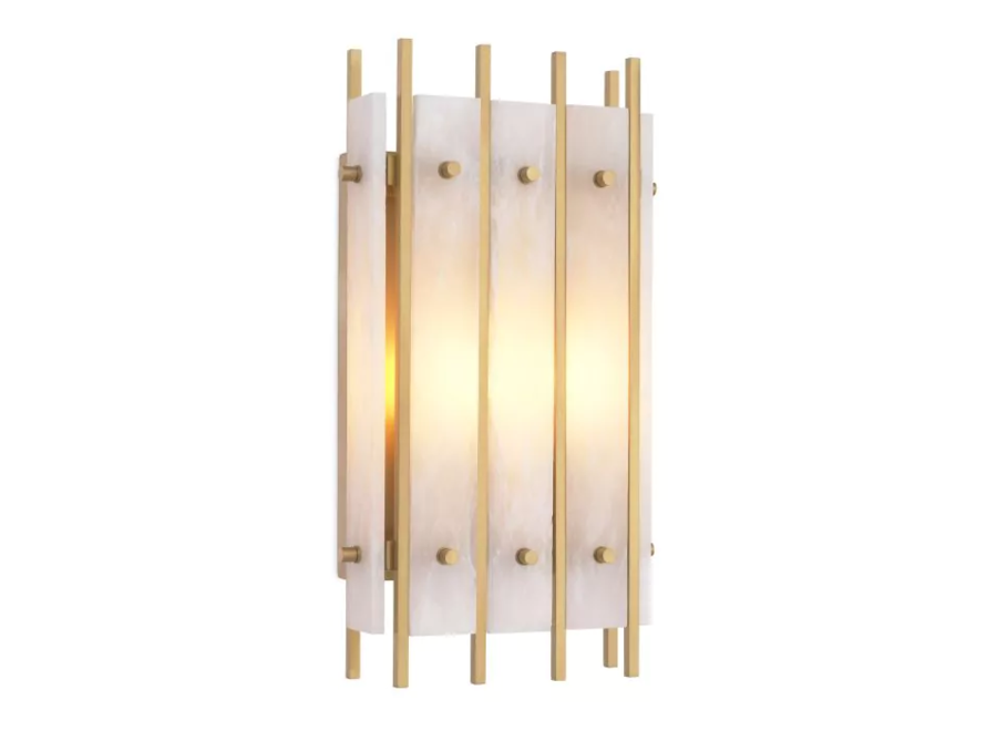 Wall lamp 'Sparks' - Alabaster - S