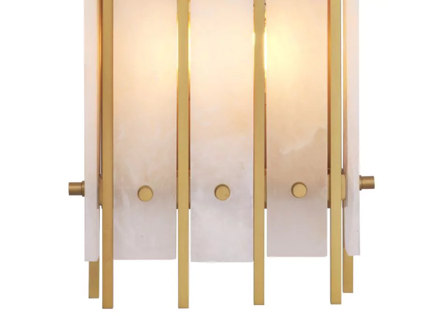 Wall lamp 'Sparks' - Alabaster - L