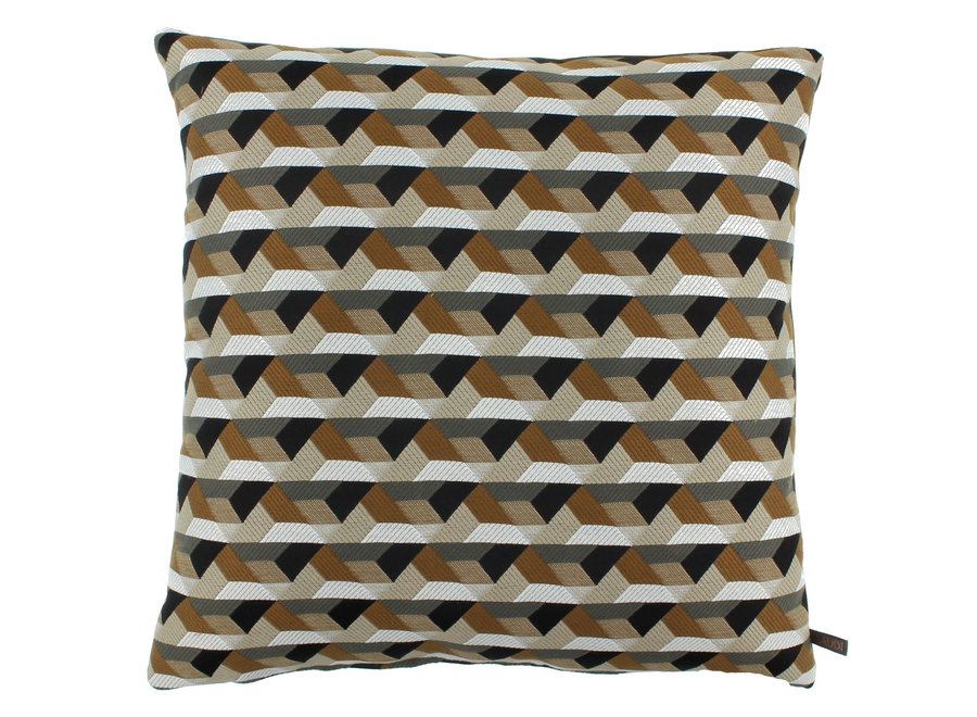 Coussin décoratif Reggy Black/Bronze