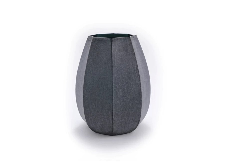 Vase 'Onyx' L - indigo