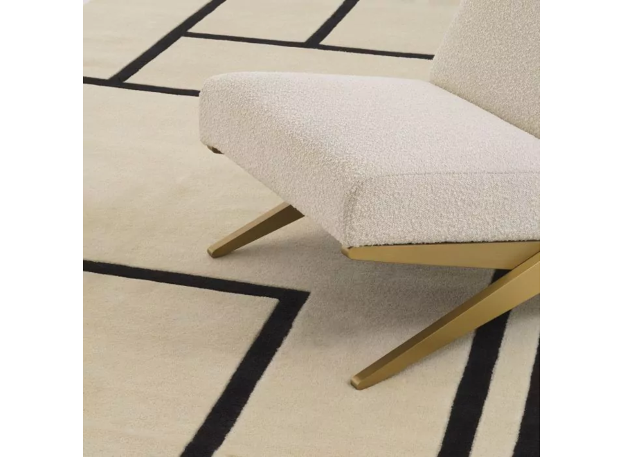 Sample 60 x60 cm Carpet: Oma' - Off-White