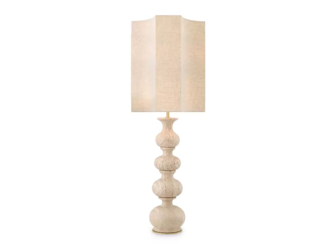 Table lamp Mabel - Travertine