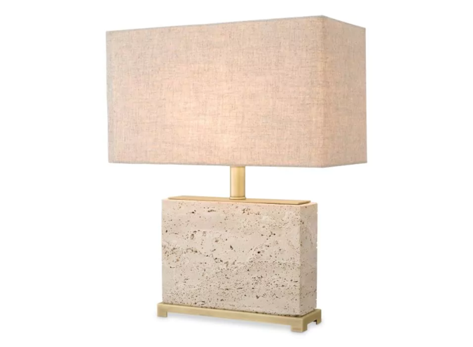 Table lamp Newton - Travertine - S