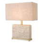 Lampe à poser ‘Newton' - Travertine - S