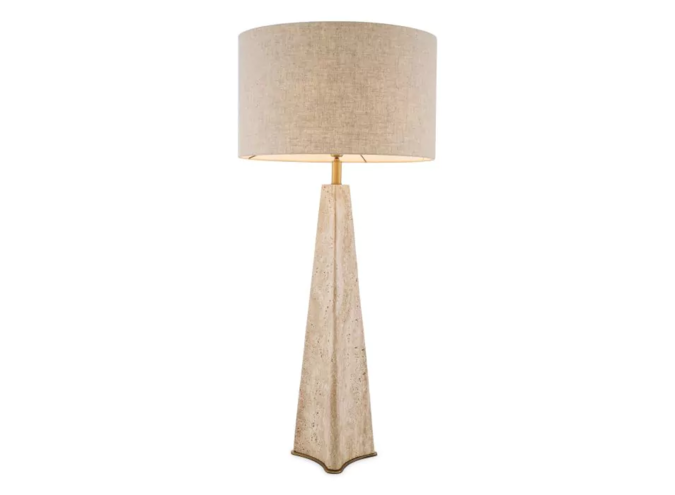 Tischlampe Benson - Travertine