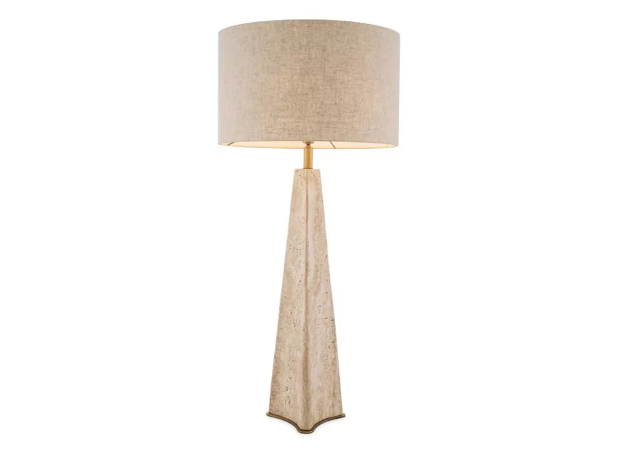 Lampe à poser ‘Benson' - Travertine