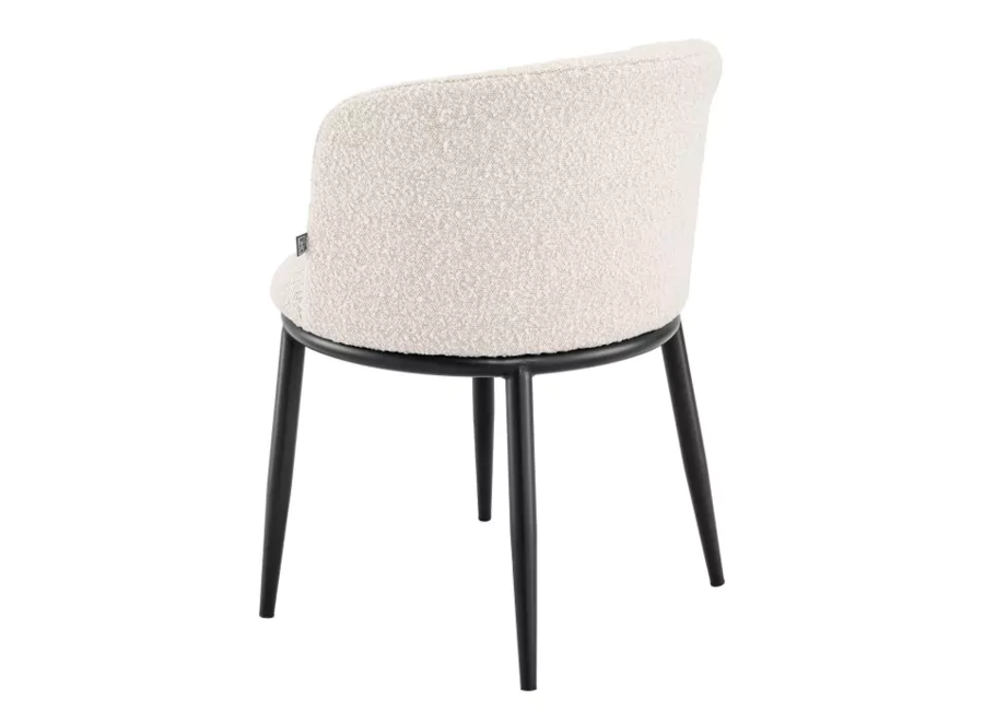 Chaise de salle à manger 'Filmore' (set van 2) - Bouclé cream