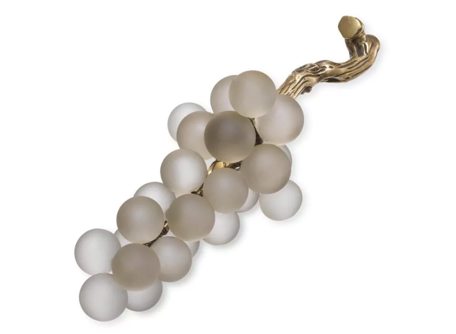 Decoration objet French Grapes  - White