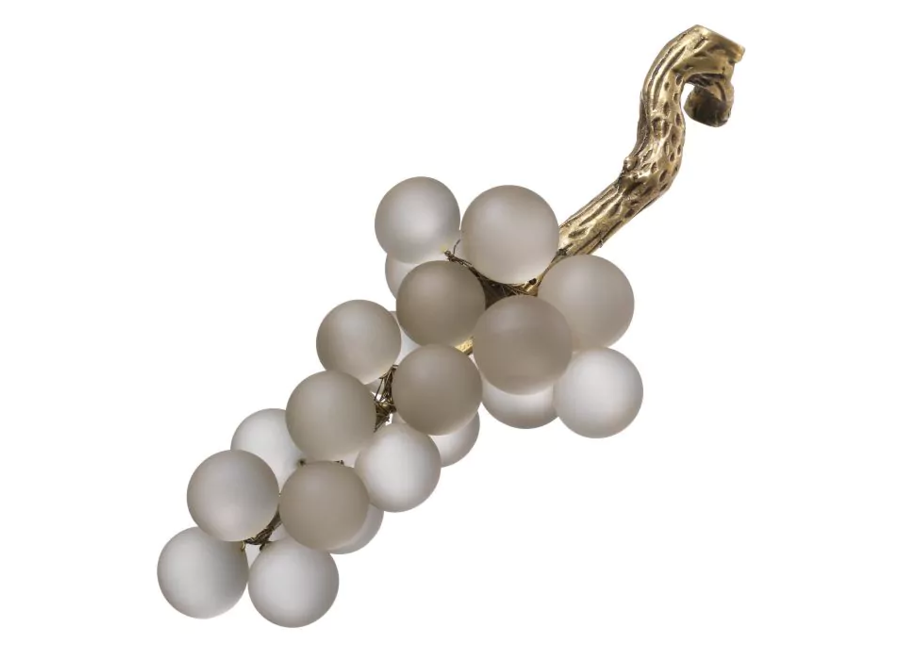 Decoration objet 'French Grapes' - White