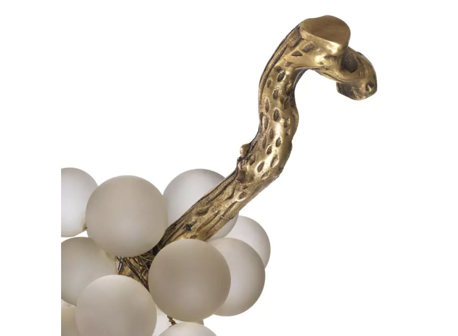 Decoration objet 'French Grapes' - White