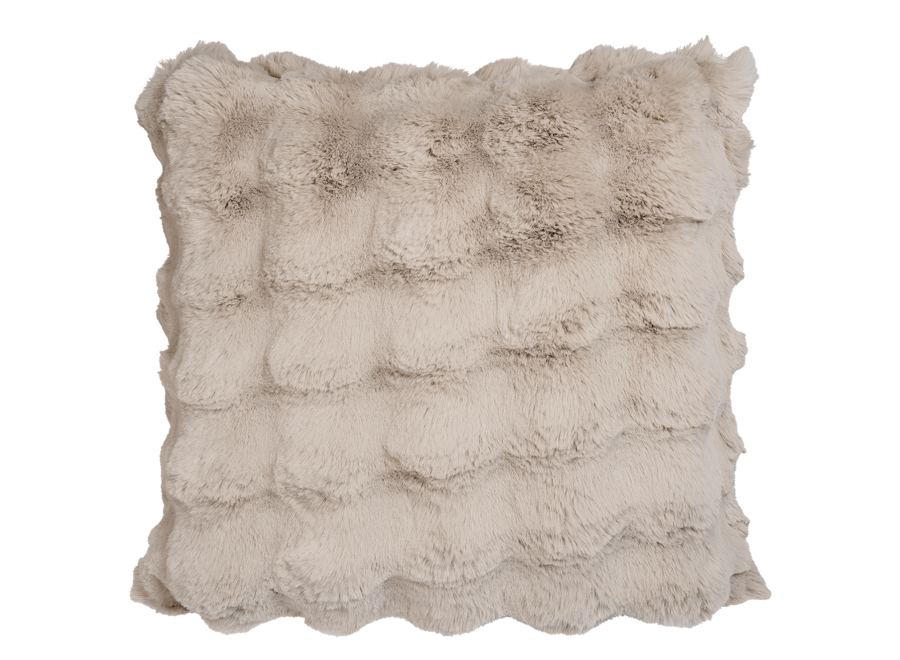 Coussin fourrure 'Donkey' au format 45x45cm