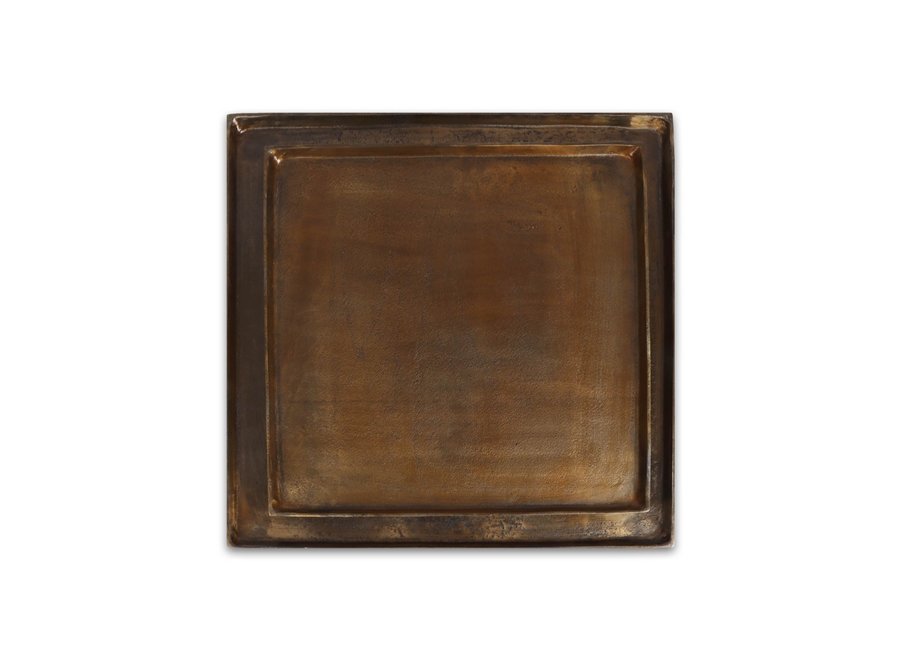 Tray 'gold' - square