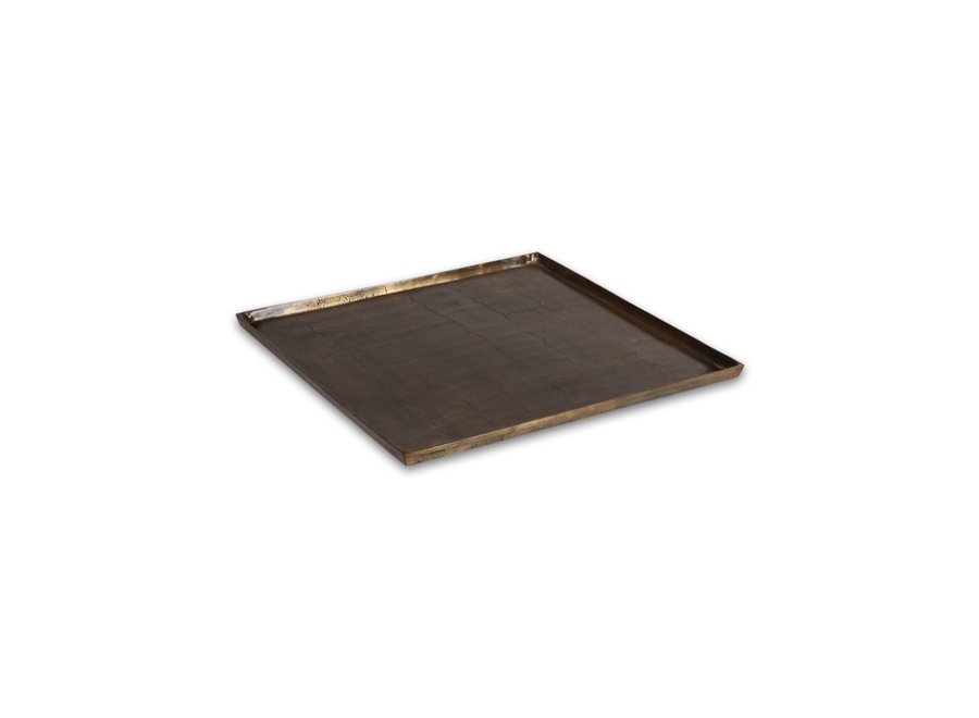 Tray 'gold' - square