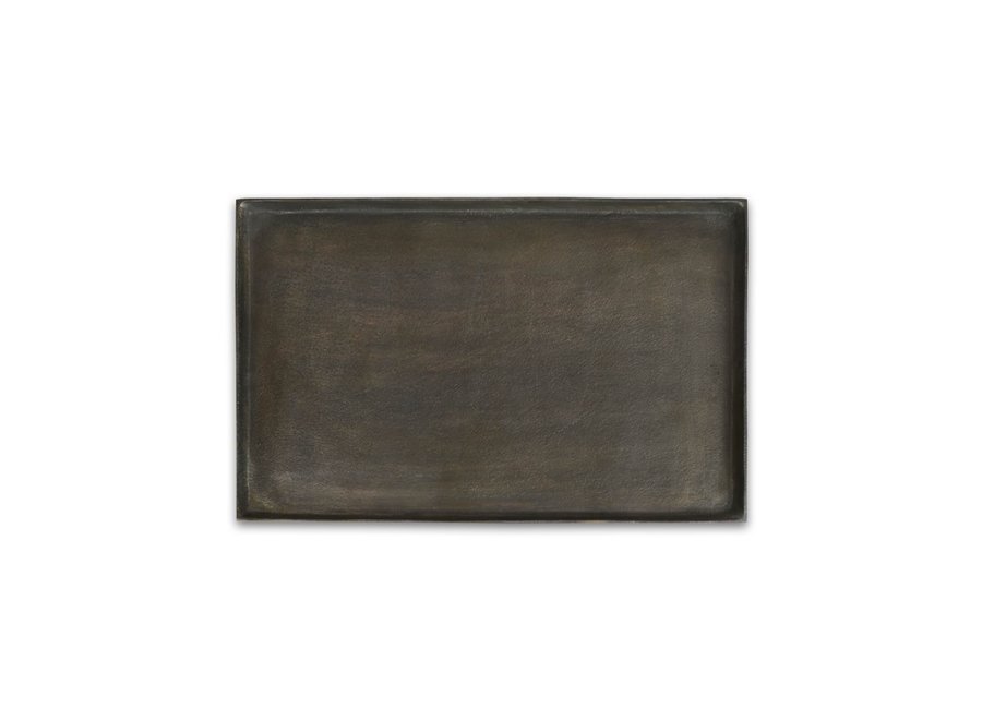 Plateau 'noir antique' - rectangulaire