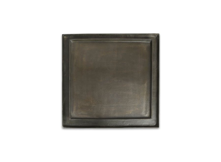 Tray 'antique' - square