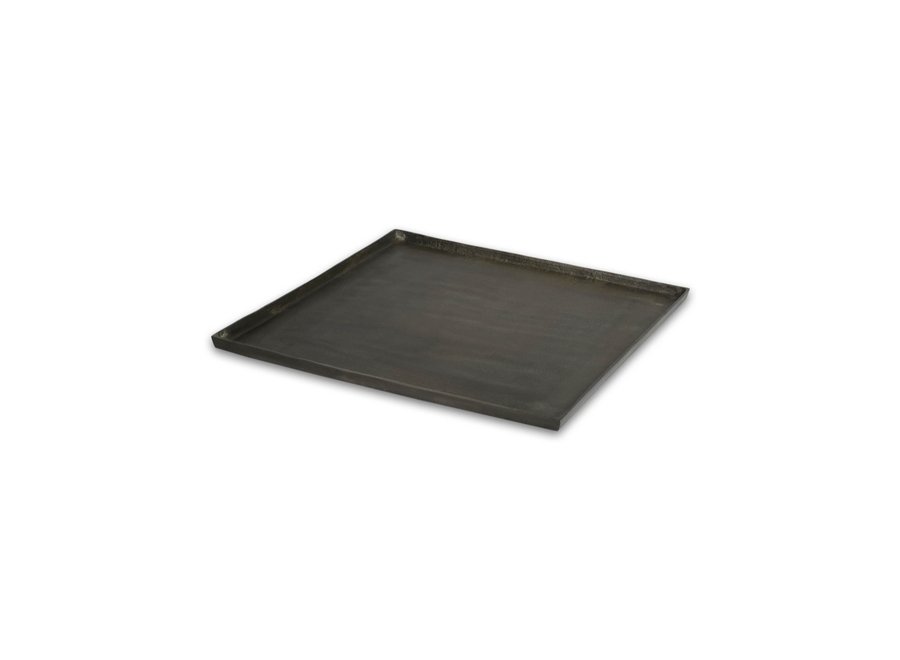 Dienblad 'Antique Black' - vierkant