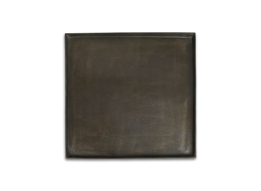 Tray 'Antique Black' - square