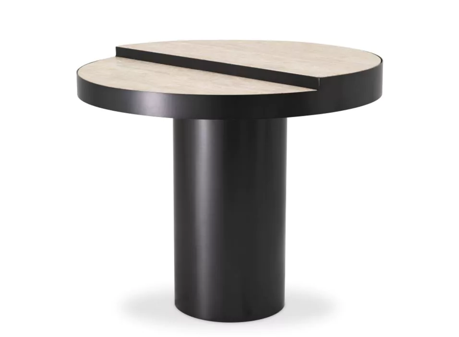 Table d'appoint 'Excelsior' - Travertine