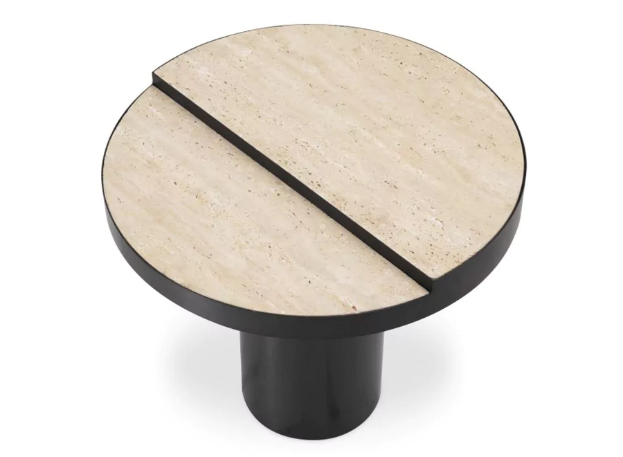 Table d'appoint 'Excelsior' - Travertine