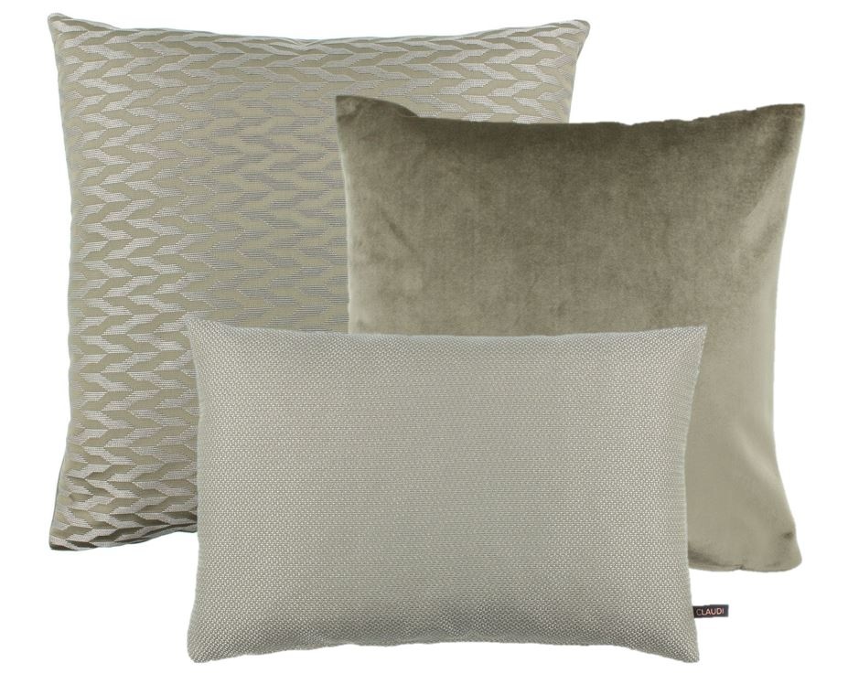 Dekokissen Set W| Brown/Sand: Apello, Astrid & Arletta - Wilhelmina Designs