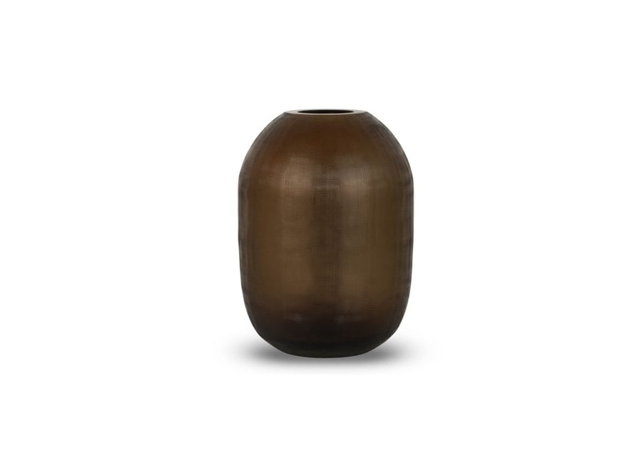 Vase 'Citrin' S - brown