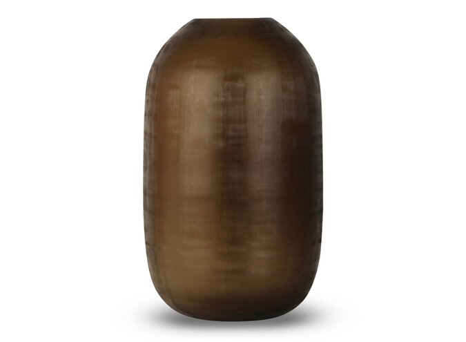 Vase 'Citrine' L - brown