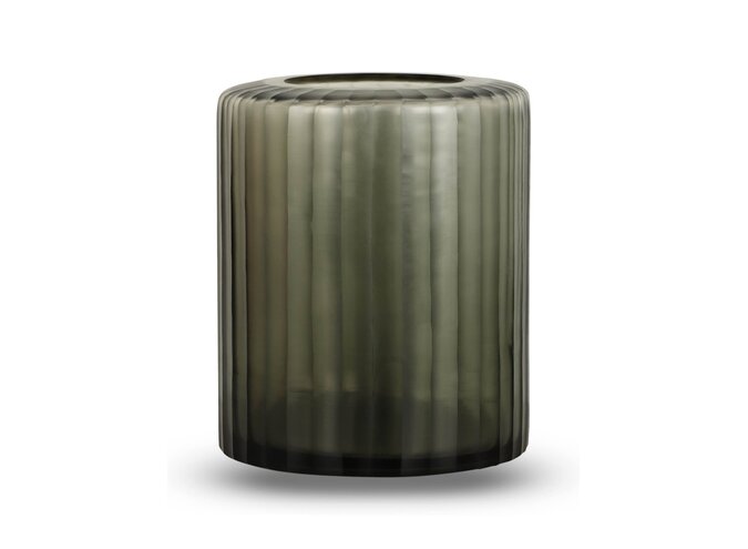 Vase 'Basalt' M - smoke