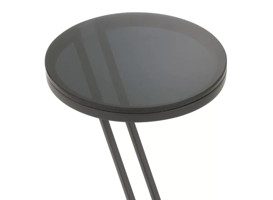 Table d'appoint 'Falcone' - Gunmetal