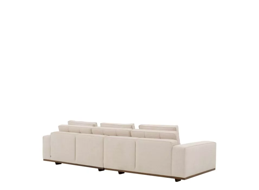 EICHHOLTZ Lounge Sofa 'Aurelio' - Avalon white - Right - Wilhelmina Designs