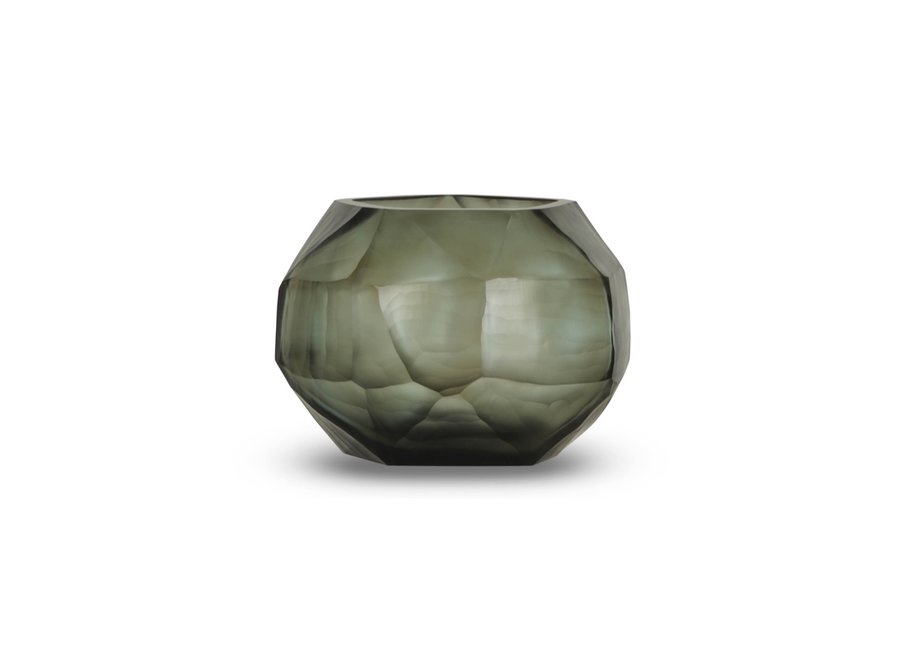 Tealight 'Perlite' in the color 'smoke grey'