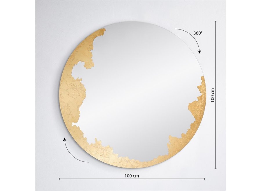 Mirror 'Ornato Round L'