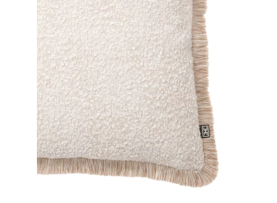 Coussin 'Nami' - Bouclé cream - L