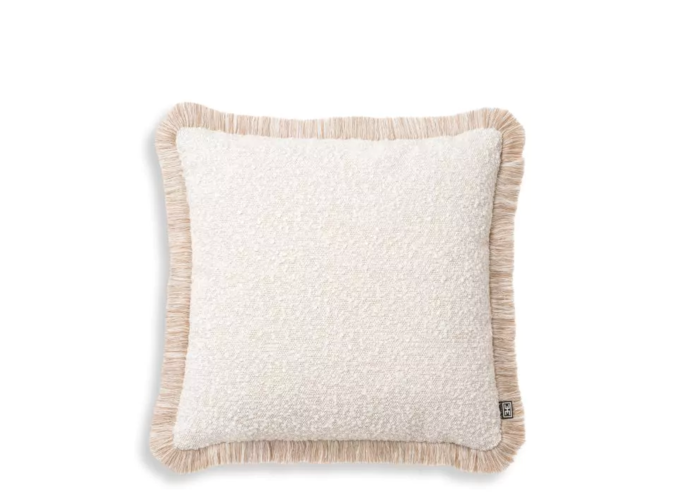 Coussin 'Nami' - Bouclé cream - S