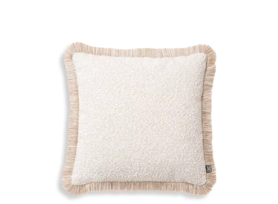 Coussin 'Nami' - Bouclé cream - S