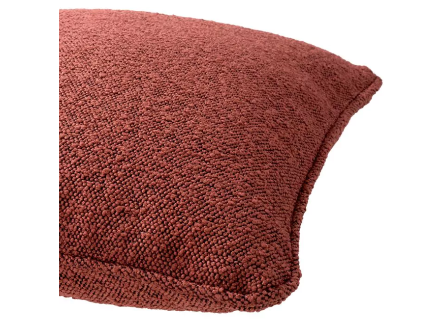 Coussin 'Bouclé' - Rouge-S