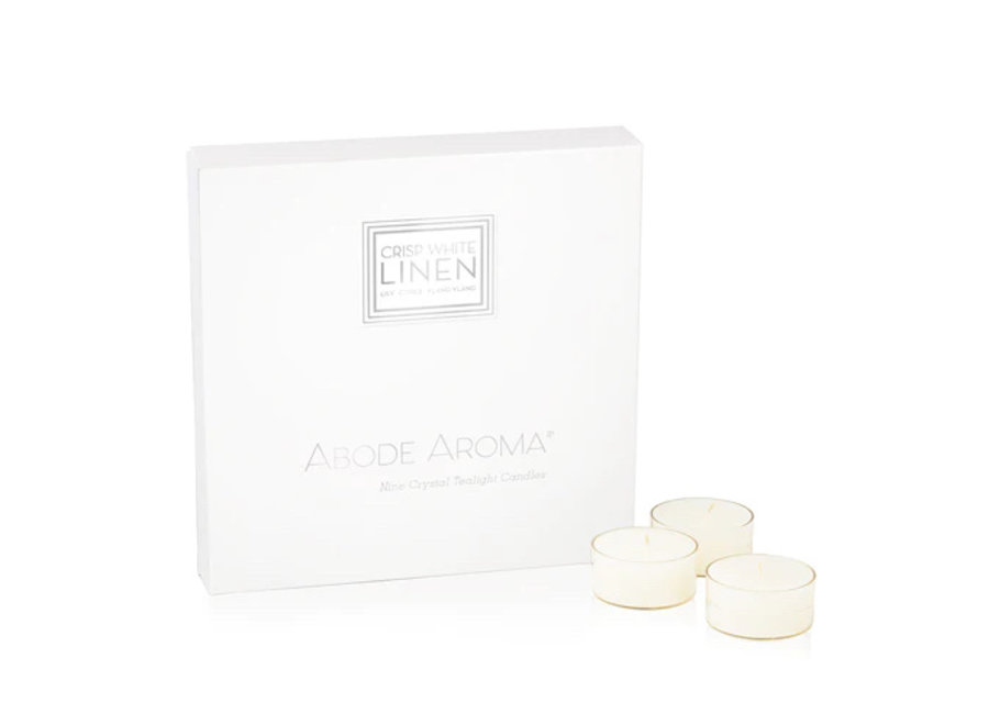 Bougies chauffe-plat parfumées 'Crisp White Linen' - 9 pièces