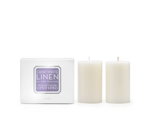 Crisp white linen