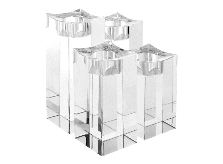 Candle holder 'Giancarlo’ Set van 4 - High