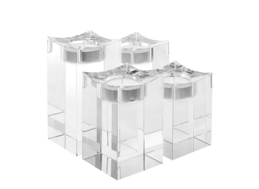 Candle holder 'Giancarlo’ Set van 4 - L