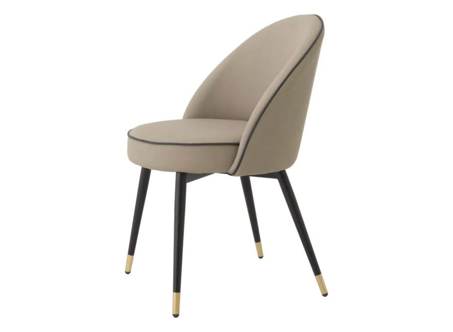 Chaise de salle à manger 'Cooper' lot de 2 - Beige