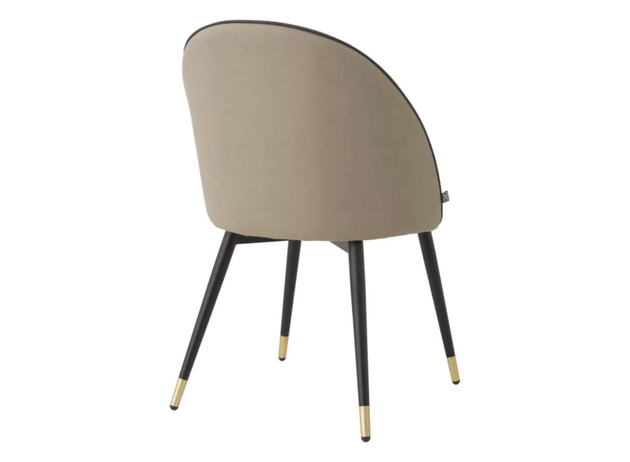 Chaise de salle à manger 'Cooper' lot de 2 - Beige